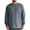 A01-Dark Gray, variant on USNSM Men's T-Shirt Loose Fit Solid Color Casual Pullover Shirt Round Neck Long Sleeve Tees Tops Gray M