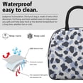 thumbnail image 3 of Womens Blue and Dark Blue Leopard Pattern Lunch Box for Work,Insulated Lunch Bag for Women,Loncheras Para Mujer,Leakproof Adult Lunch Bag for Work,Beach,Travel,Picnic,Camping, 3 of 7