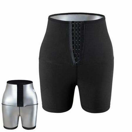 

Women s Slimming Body Shaper Loss Weight Fitness Accessories Sweat Sauna Pants Silver 4XL