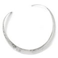 thumbnail image 2 of 16mm 925 Sterling Silver Slip on Polished and Textured Slip-on Necklacecollar Collar Necklace for Women, 2 of 2