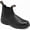 Black, variant on Men's Chelsea Work Boots, Slip-On Ankle Boots, Elastic Sides with Pull Tabs, Non-Slip Rubber Sole, Durable & Casual Boots