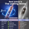 thumbnail image 4 of Smyeviva Sonic Electric Toothbrush for Adults High Power Rechargeable 10 Brush Heads 5 Modes Smart Timer Soft Bristle Toothbrushs(Pink), 4 of 11