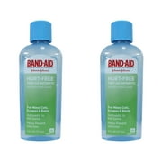 Band Aid Brand First Aid Hurt-Free Antiseptic Wash Treatment, 6 fl. oz (Pack of 2)