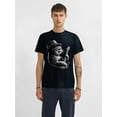 thumbnail image 1 of [Funny Guitar Cat Tee] Funny Rock Music Guitar Cat - Cat Playing Guitar T-Shirt - 220g, 1 of 7