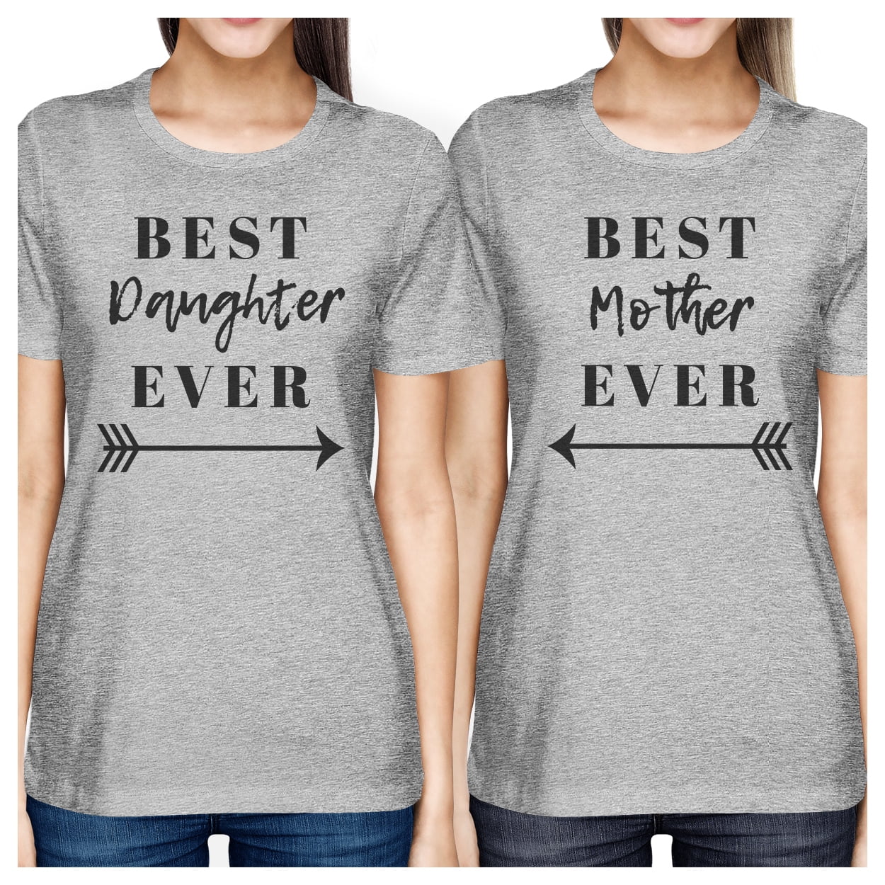 Details about   Best Daughter & Mother Ever Gray Graphic Tops For Mom And Daughter 