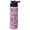 Faded Pink, variant on Silver Buffalo Hello Kitty Kawaii Strawberry Milk Pink Stainless Steel Water Bottle with Strap, 27 Ounces