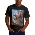 thumbnail image 1 of Spider-Man 180g Adult Polyester Crew Neck T-Shirt - Ironing, 1 of 7