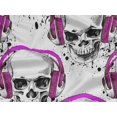 thumbnail image 5 of oneOone Rayon Purple Fabric Skull Sewing Craft Projects Fabric Prints By Yard 56 Inch Wide, 5 of 5
