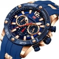 thumbnail image 2 of Reloj deportivo, reloj casual para hombre, reloj de cuarzo resistente al agua, reloj multifuncional con luz nocturna para hombre, 2 of 5