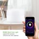 thumbnail image 2 of 7W E27 Zócalo RGBW LED Iluminación multicolor Bombilla WiFi Lámpara de control de voz para Alexa/Google, 2 of 8