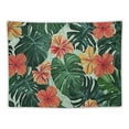 thumbnail image 5 of BCIIG Tropical Leaves Flowers Tapestry Wall Hanging Home Decor 50x40inch, 5 of 6