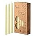 thumbnail image 3 of 8" Beeswax Taper Candles 12 Pack - Handmade, All Natural, 100% Pure Unscented Bee Wax Candle - Tall, Decorative, White - 8 Hour Burn Time, 3 of 4