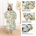 thumbnail image 3 of FORMRS Wearable Blanket Hoodie with Sleeves for Kids Cozy Flannel Sweatshirt, Autumn Greenery, 3 of 7
