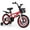 Red, variant on Gymax 16'' Kid's Bike for 4-7 w/ Height-Adjustable Handlebar & Saddle Handbrake Red
