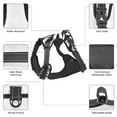 thumbnail image 4 of PUREYAH No-Pull Dog Harness, Adjustable Abstract Gothic Graffiti Calligraphic Reflective Oxford Vest Pet Harness for X-Large Dogs, 4 of 7