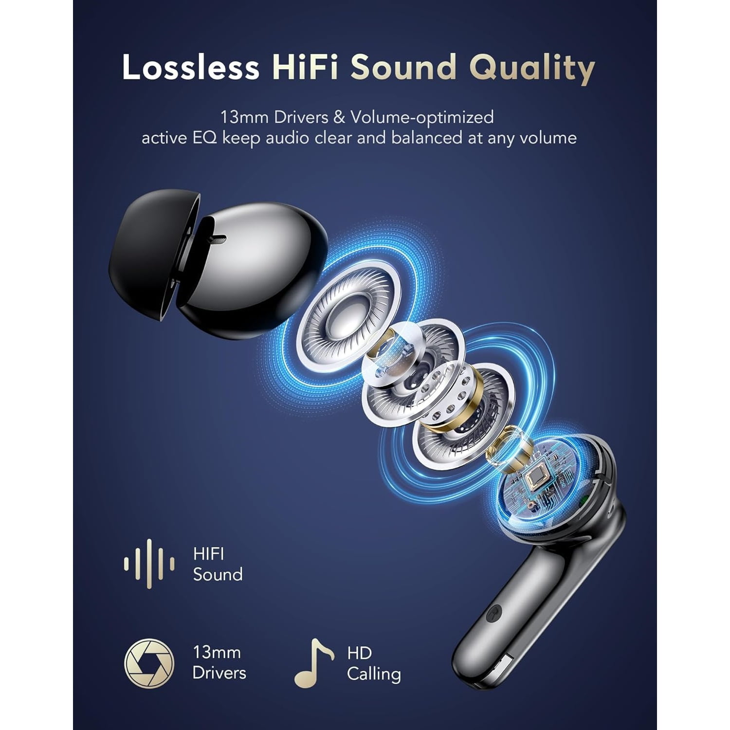 AI Translation Earbuds Real Time,144 Languages Accents Translator 36H Playtime 3-in-1 translation earphones 4 ANC Mic for Audifonos Traductores Inglés Español, Bluetooth 5.4 Earphones iOS & Android