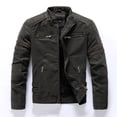 thumbnail image 4 of Ropa de cuero esmerilado de otoño e invierno para hombre, chaqueta de PU con lijado fino a la moda, abrigo ajustado de marea para motocicleta, 4 of 6