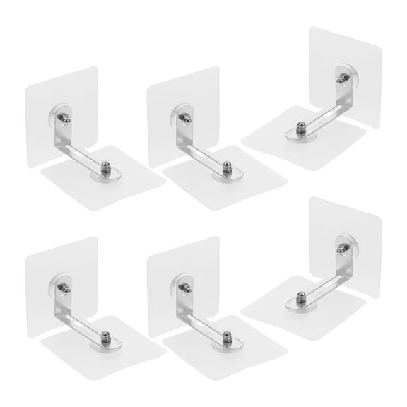 Worgeous 6pcs Anti Tip Furniture Anchors Heavy Duty Adhesive Wall Anchors For Baby Proofing Secure Dresser Bookshelf Cabinets And Tv Stands