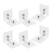 Worgeous 6pcs Anti Tip Furniture Anchors Heavy Duty Adhesive Wall Anchors For Baby Proofing Secure Dresser Bookshelf Cabinets And Tv Stands