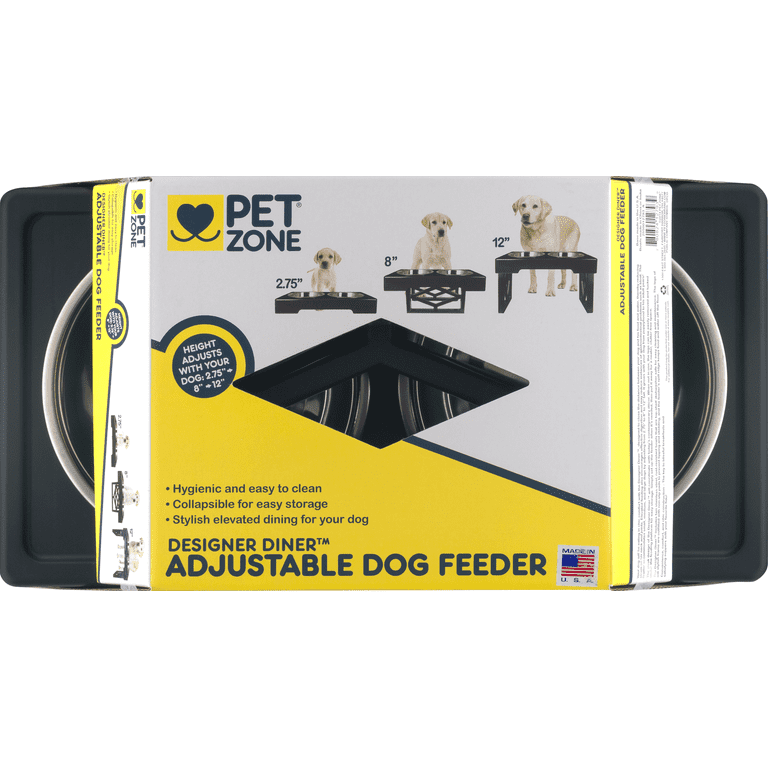 Pet zone elevated dog feeder hotsell