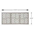 thumbnail image 4 of HOME DISTRICT Dog Gate Freestanding Pet Gate 4-Panel & 3 Panel Pet Gate for Dogs Folding Dog Gate Quadfold & Trifold Pet Gate for Small Dogs Decorative Pet Gate for Dogs Indoor, Gray Lattice 53" x 24", 4 of 7