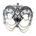 thumbnail image 4 of Accesorio de disfraz de máscara de para fiesta de graduación nocturna de club nocturno de baile de Halloween Cadena de, 4 of 7