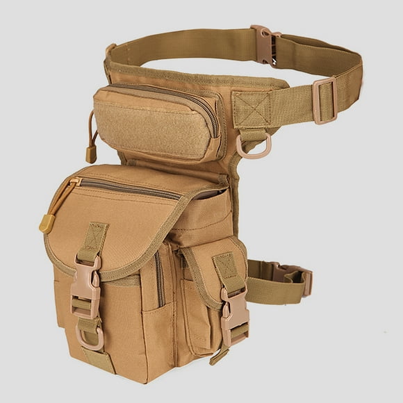 Bolsa de dos hombros Bolsa de pierna caída Impermeable Muslo Cintura Paquetes Bolsa para viajar Senderismo Ciclismo Camping