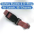 thumbnail image 6 of Pawtitas Reflective Dog Collar Adjustable for Large Dogs - Marsala Collar, 6 of 9