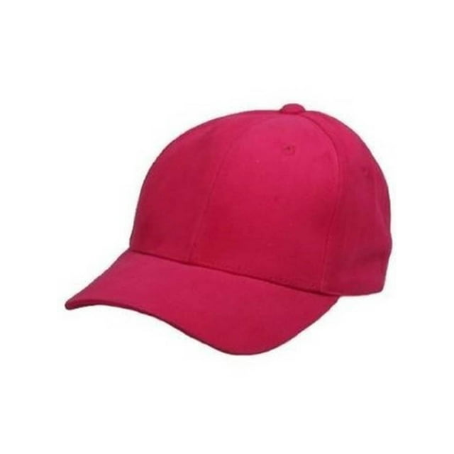 Casquette Ajustée Unie, Rose Vif 7 5/8