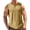 Khaki, variant on Turilly Men Casual Fashion Solid Pullover Round Neck Sports Tank Tops Button Blouse