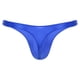 thumbnail image 4 of Traje de baño para hombre, traje de baño brillante con bolsa abultada, tangas, ropa interior de Color sólido, calzoncillos de cintura baja, bragas inferiores para tomar el sol, 4 of 5