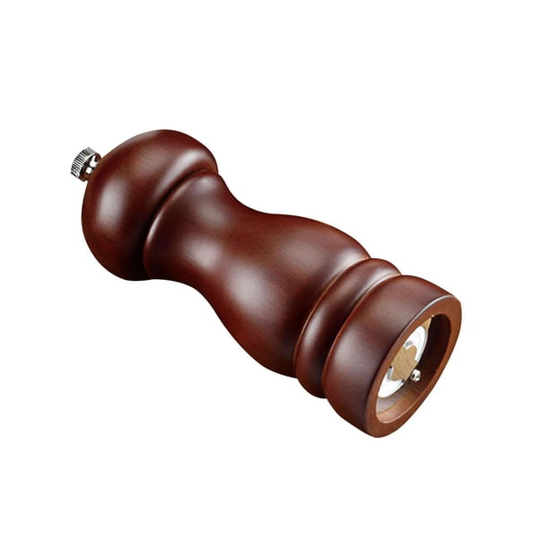Molinillo Manual De Especias, Molinillo De Madera, Condimentos, Sal, Pimienta, Gira La Tapa, Fácil De Operar, Mini Molinillo Para Restaurante Doméstico Scienceny HA026979-02