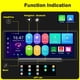 thumbnail image 2 of Sidaley Portátil 10,26 pulgadas HD IPS pantalla táctil coche Radio Estéreo inalámbrico Android Auto inalámbrico pantalla Dual Paneles de instrumentos para automóviles, 2 of 6