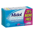 thumbnail image 2 of Midol Menstrual Caplets, 50 ct, Bonus (40 +10), 2 of 7