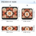 thumbnail image 3 of Qxltty Vintage Orange and White Floral Car Seat Strap Pads are Soft and Snug Fitting for All Cars Backpacks Pushchair, 3 of 8