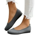 thumbnail image 3 of Sngxgn Women’s Flats Shoes Ballet Flats Dressy Comfortable(Grey,38), 3 of 8
