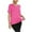 Hot Pink, variant on Wyobmus Womens T-Shirts Short Sleeve Basic Tees Soft Crew Neck Trendy Summer Casual Tunic Tops Watermelon Red
