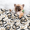 thumbnail image 3 of Naloa Snake Dog Blanket, 3 Sizes Cat Blanket for Indoor Cats Large Medium Small Dog Gifts-Medium, 3 of 8