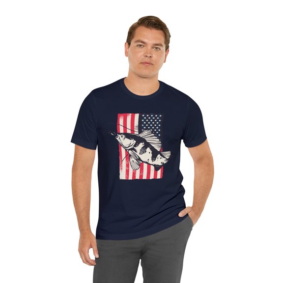 Men's Fishing Patriotic Fly Fishing Shirt