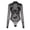 Black-M, variant on Mesh Fitted Jumpsuit For Women Sheer Butterfly Pattern Mock Neck Stretchy Fabric Long Sleeve Bodysuit Party Outfit