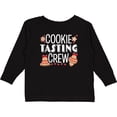 thumbnail image 3 of Inktastic Christmas Cookie Tasting Crew with Holiday Cookies Boys or Girls Long Sleeve Toddler T-Shirt, 3 of 5