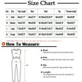thumbnail image 3 of Azrian Womens Pajamas,Women's Home Clothes Women's Winter Pants with Long Sleeves Pajama Suit Size,Red on, 3 of 5