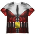thumbnail image 1 of Christmas Superhero Santa Claus Costume All Over Youth T Shirt Multi YMD, 1 of 2