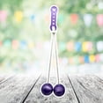thumbnail image 1 of Pelota Pro-Clackers Pelota Pro-Clackers Clacker Ball Juguetes para niños y adultos (morado con luz), 1 of 5