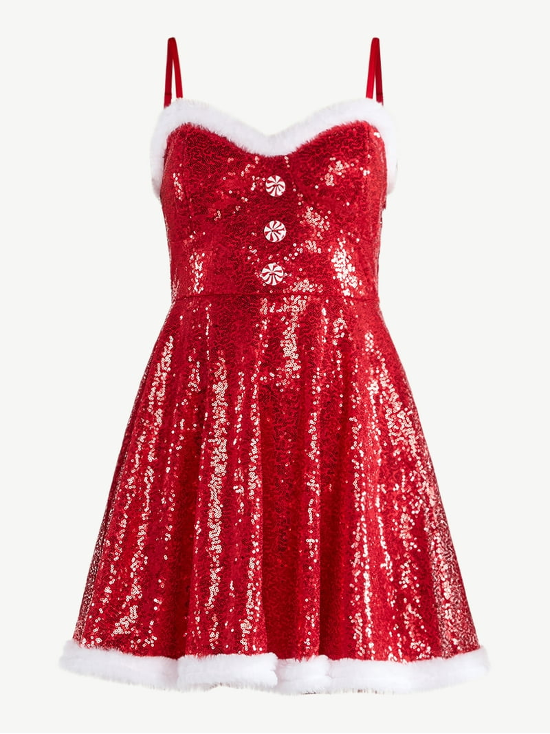 No Boundaries Christmas Santa Dress, Women's - Walmart.com No Boundaries Christmas Santa Dress, Women's - Walmart.com