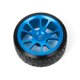 thumbnail image 3 of 4 neumáticos de plástico negro y 4 llantas de aluminio yuxing de 10 radios para coche de carretera RC1:10, 3 of 5