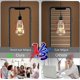 thumbnail image 5 of E27 Vintage Light Bulb, 6 Pieces, LED E27 ST64 Decorative Lamp Retro Edison Vintage Antique 4W Warm White Filament for Restaurant Cafe Bar Incandescen, 5 of 5