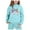 Light Blue, variant on Girls Outfit Sets Toddler Boy Girl Long Sleeve Cute Print Warm Hoodie Sweatpant Kids Outfits Sweat Suit,2-13Y