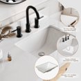 thumbnail image 3 of ARIEL Cambridge 61 Inch Single Rectangle Sink Bathroom Vanity With Pure White Quartz Countertop 1.5 Inch Edge In Oak, 3 of 7