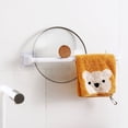 thumbnail image 4 of Estante de montaje en pared Bearachild para baño y barra de toallas organizador Blanco 24.5 cm, 4 of 6